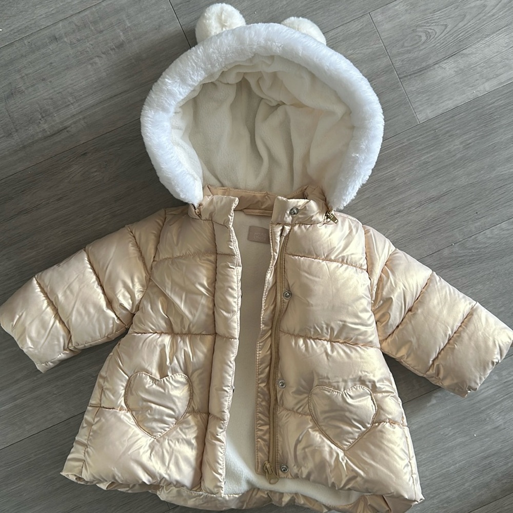 Baby girl puffer coat